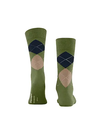 BURLINGTON | Chaussettes homme EDINBURGH 40-46 marine | olive